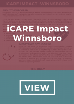 iCARE impact in Winnsboro one pager