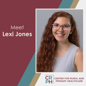 Headshot of Lexi Jones with overlayed text: "Meet Lexi Jones"